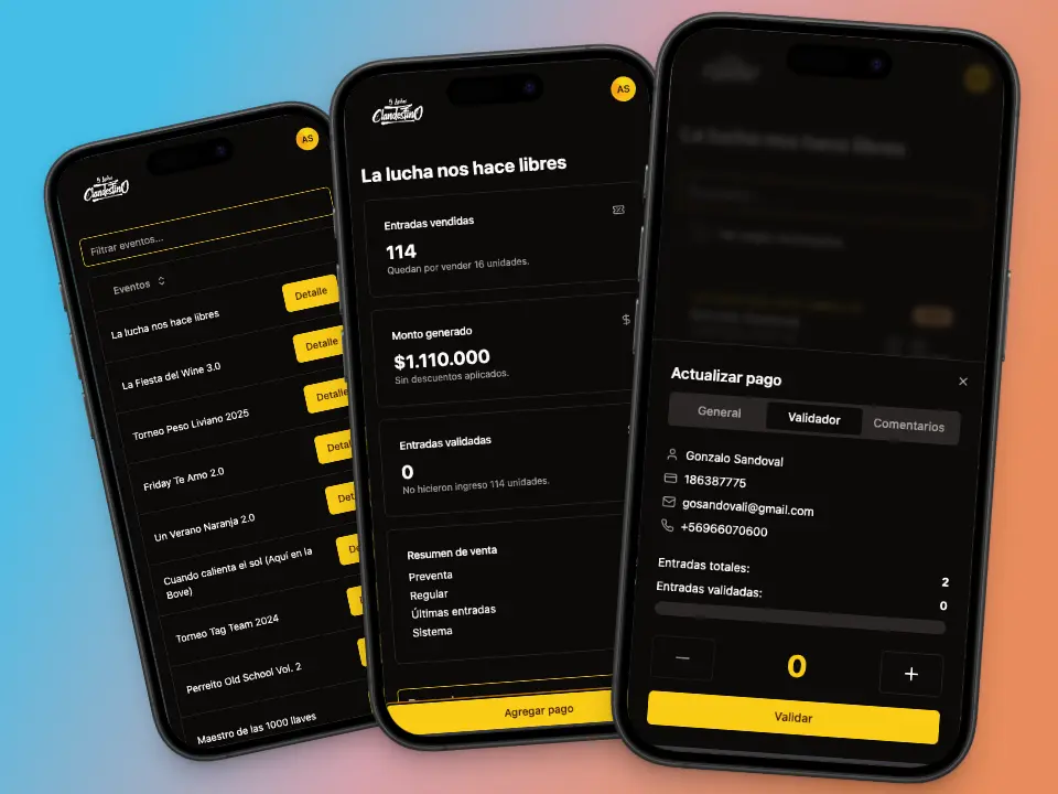 Mockup of the project